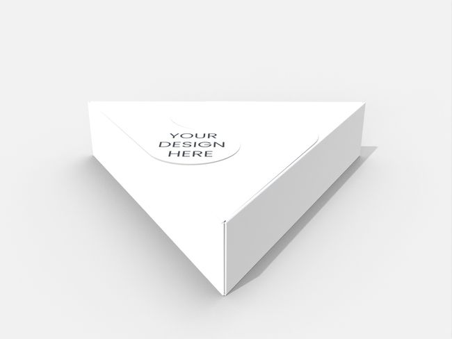 Polygonal boxes auto lock cap triangle
