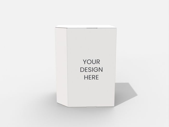 Polygonal boxes pentagon snap lock
