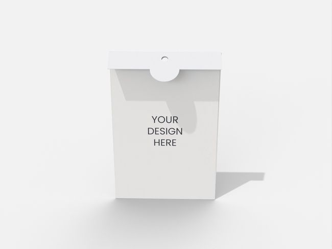Printed Document Sleeve with Thumb Notch and Top Flap reference