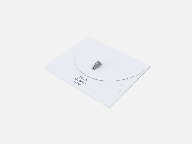 Envelope Printing with Curved Interlock and Tab Closure reference