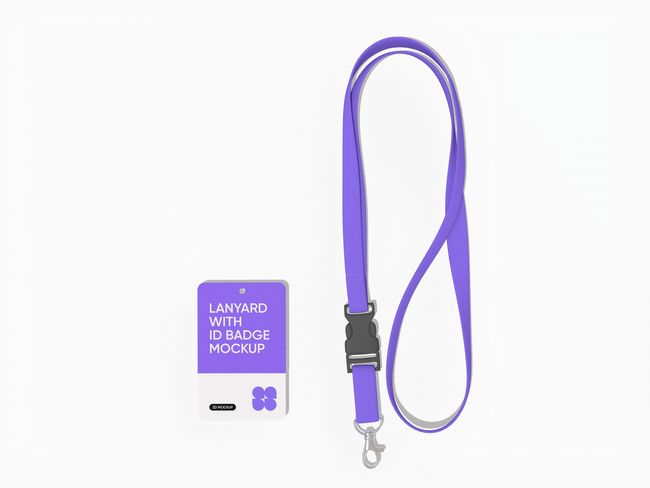 Printed Lanyard with ID Card with Buckle reference