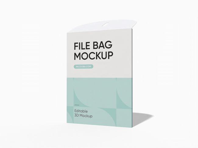 Branded Document File Bag with Snap Closure reference