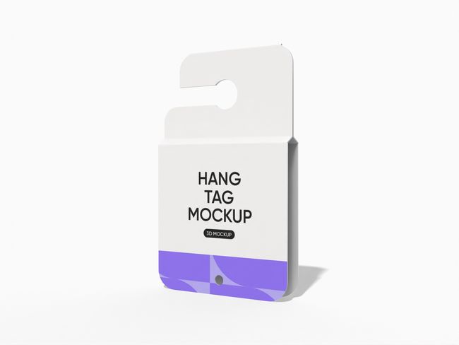 Hang Tag Printing with Double Layer and Hook Opening reference