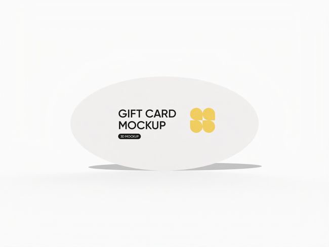 Oval Gift Card Printing reference