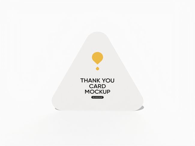 Triangular Shaped Card Printing reference