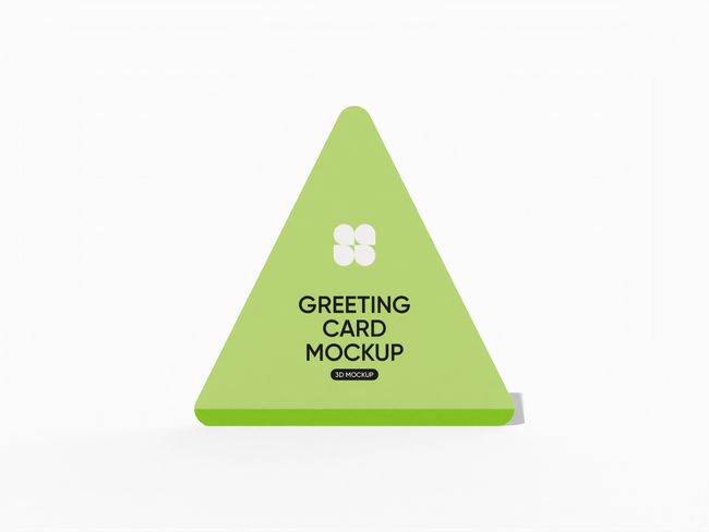 Triangular Greeting Card Printing reference
