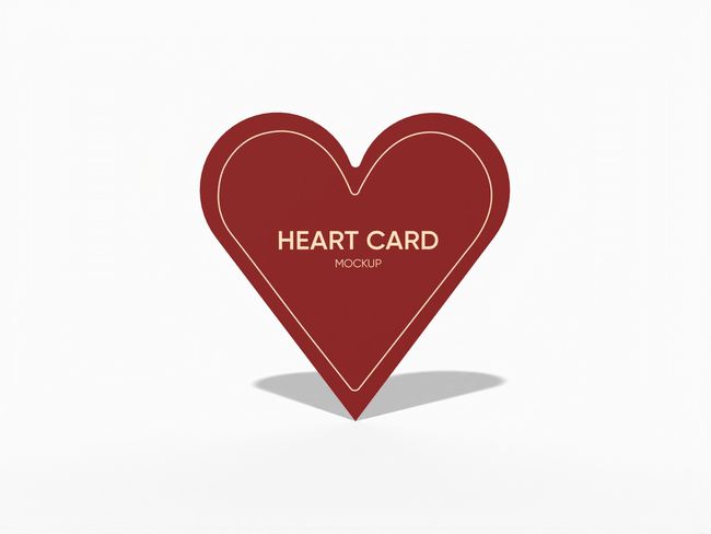 Heart Shaped Card Printing reference