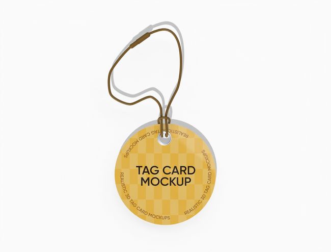 Round Hang Tag Printing reference