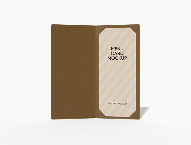 Menu Card Printing with Menu Cover reference