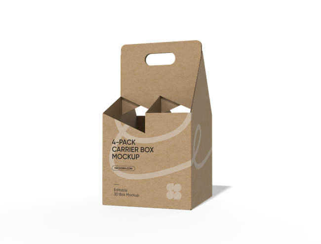 FEFCO 0723 4-pack carrier box