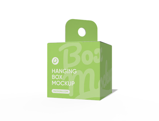 Hanging toy box with incline hang hole buckle