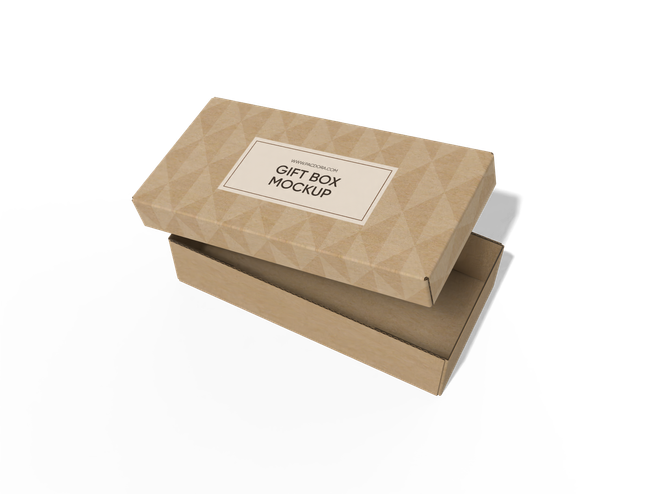 FEFCO 0306 side slotted tray box with end slotted cover