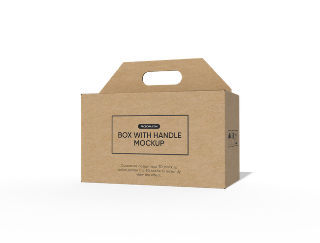 FEFCO 0222 kraft box with handle