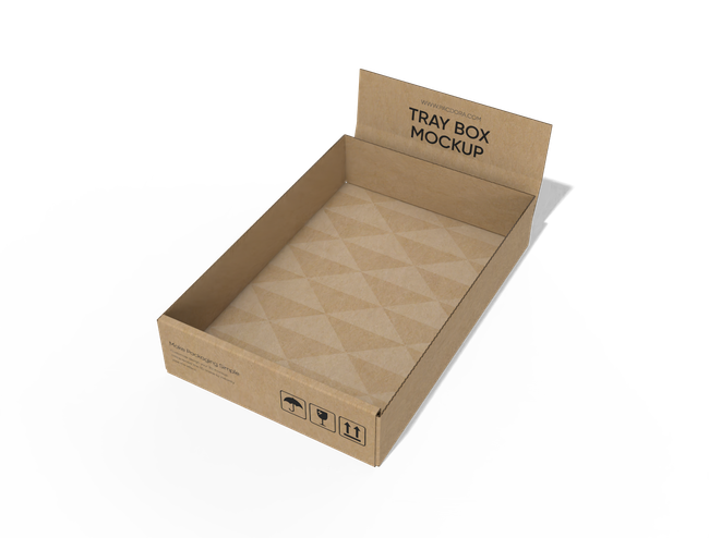 FEFCO 0454 regular slotted tray with double walls