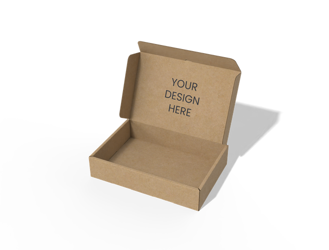 Three side double wall flip top box