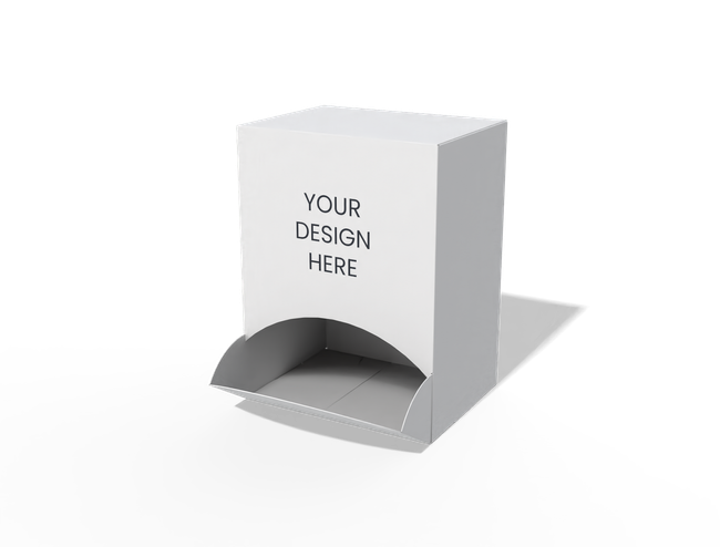 Tuck top gravity feed box