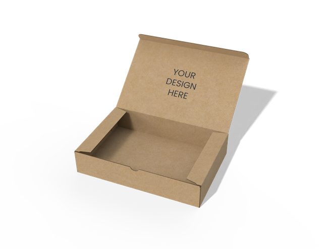 Flip top box with tuck top and thumb cut