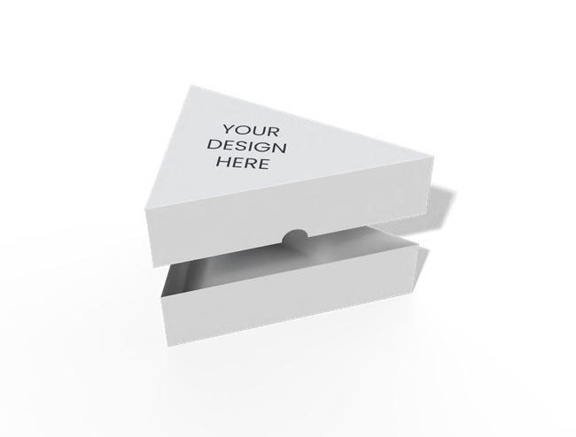 Triangle cake slice lid and base box