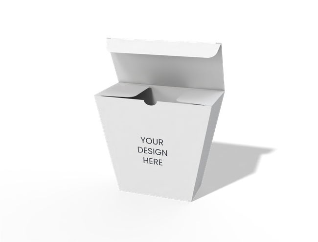 Trapezoid tuck top box