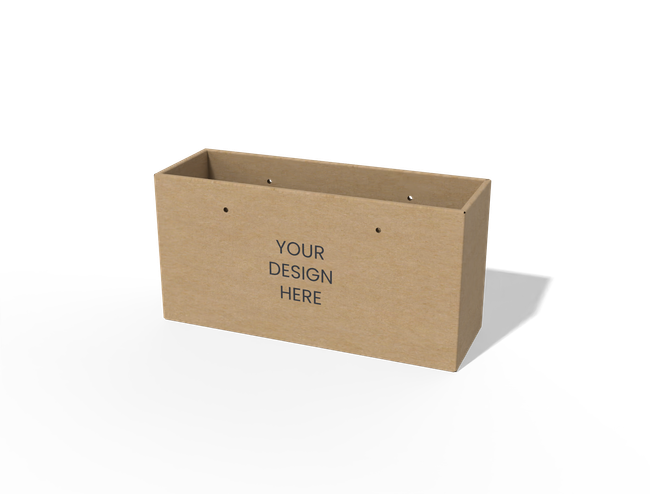 Rope handle box with 1-2-3 bottom