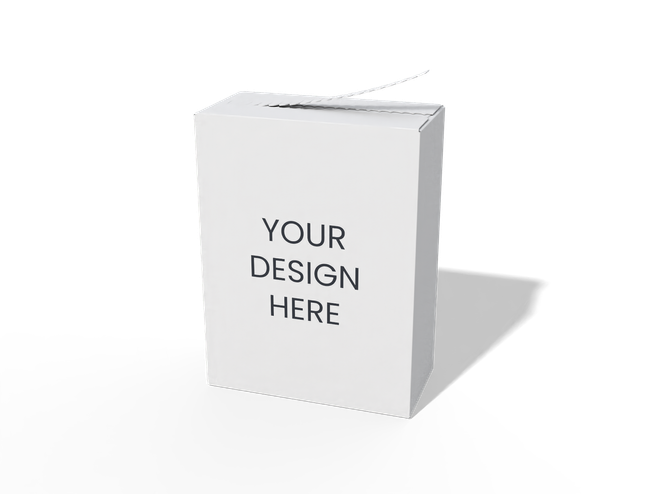 Zipper top box with auto self-locking