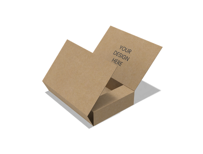 FEFCO 0407 wrap-around box with interlocking flaps