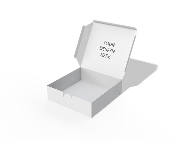 Self-locking flip top and front tuck box