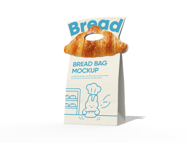 Open-Mouth Gusseted Paper Food Bag packaging reference