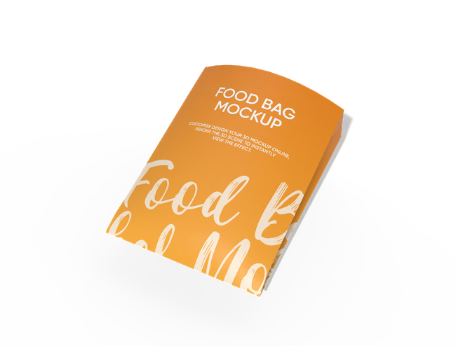 Flat Paper Food Pocket packaging reference