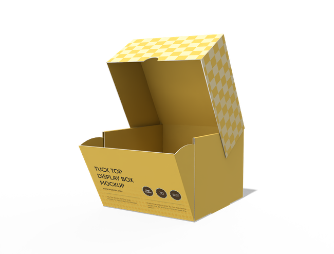 Tuck top display box