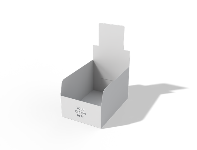 Flip lock display box