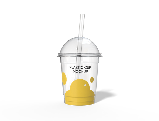 Plastic Beverage Cup with Dome Lid packaging reference