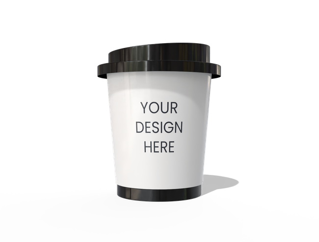 Plastic Coffee Cup with Sip Lid packaging reference