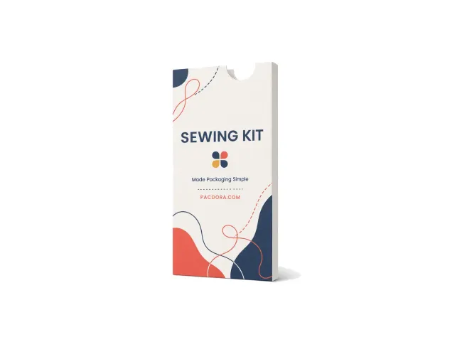 Sewing kit paper sleeve