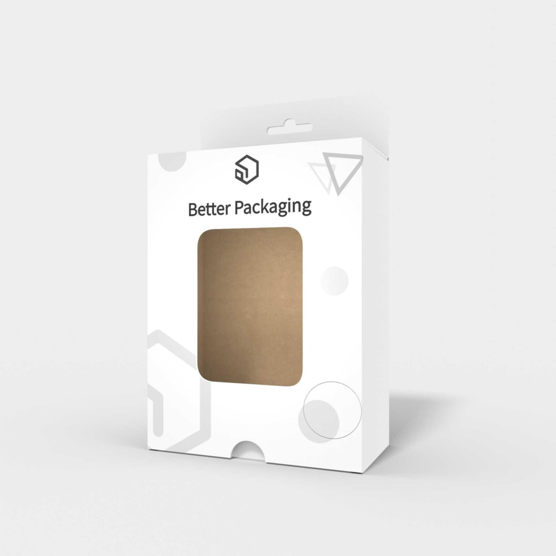 Hook boxes window display nail buckles mockup 100025