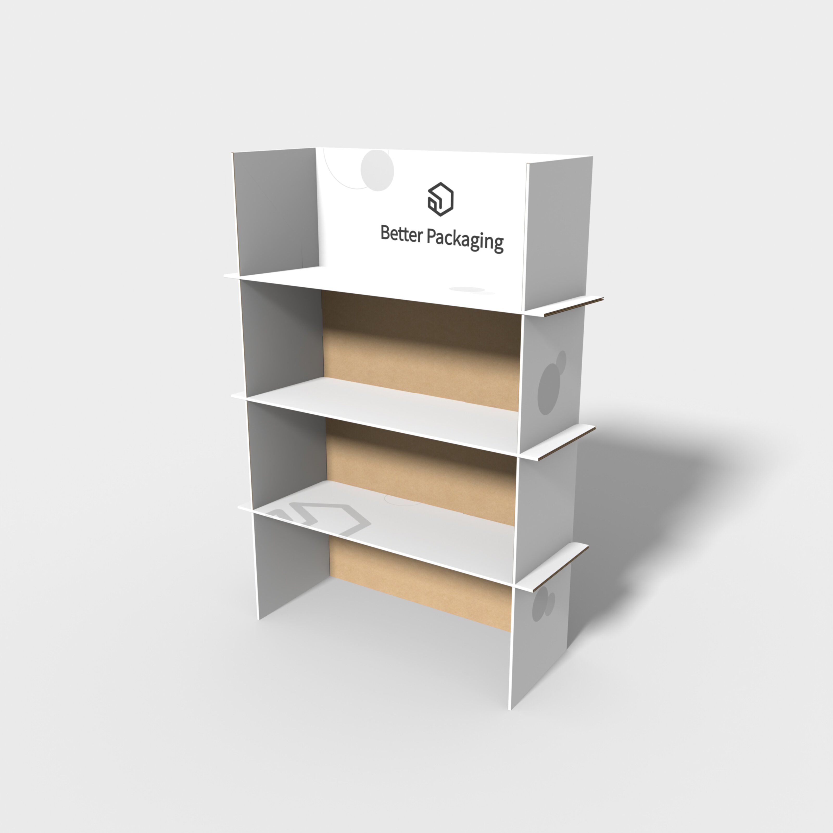 Display boxes/stands auto lock top side multilayer display stands