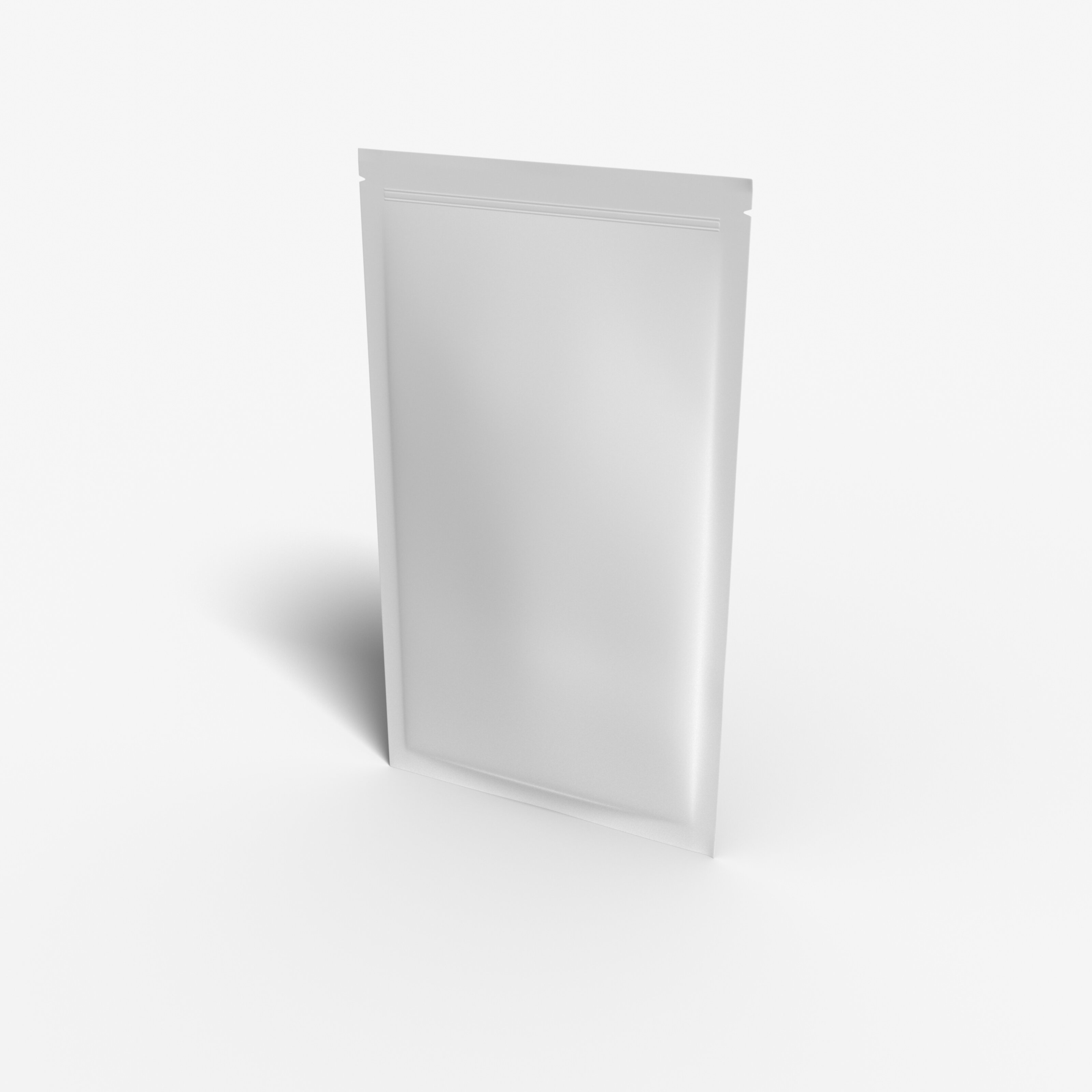 Flexible packaging 3side sealed zipper bags mylar bag mockup 600020