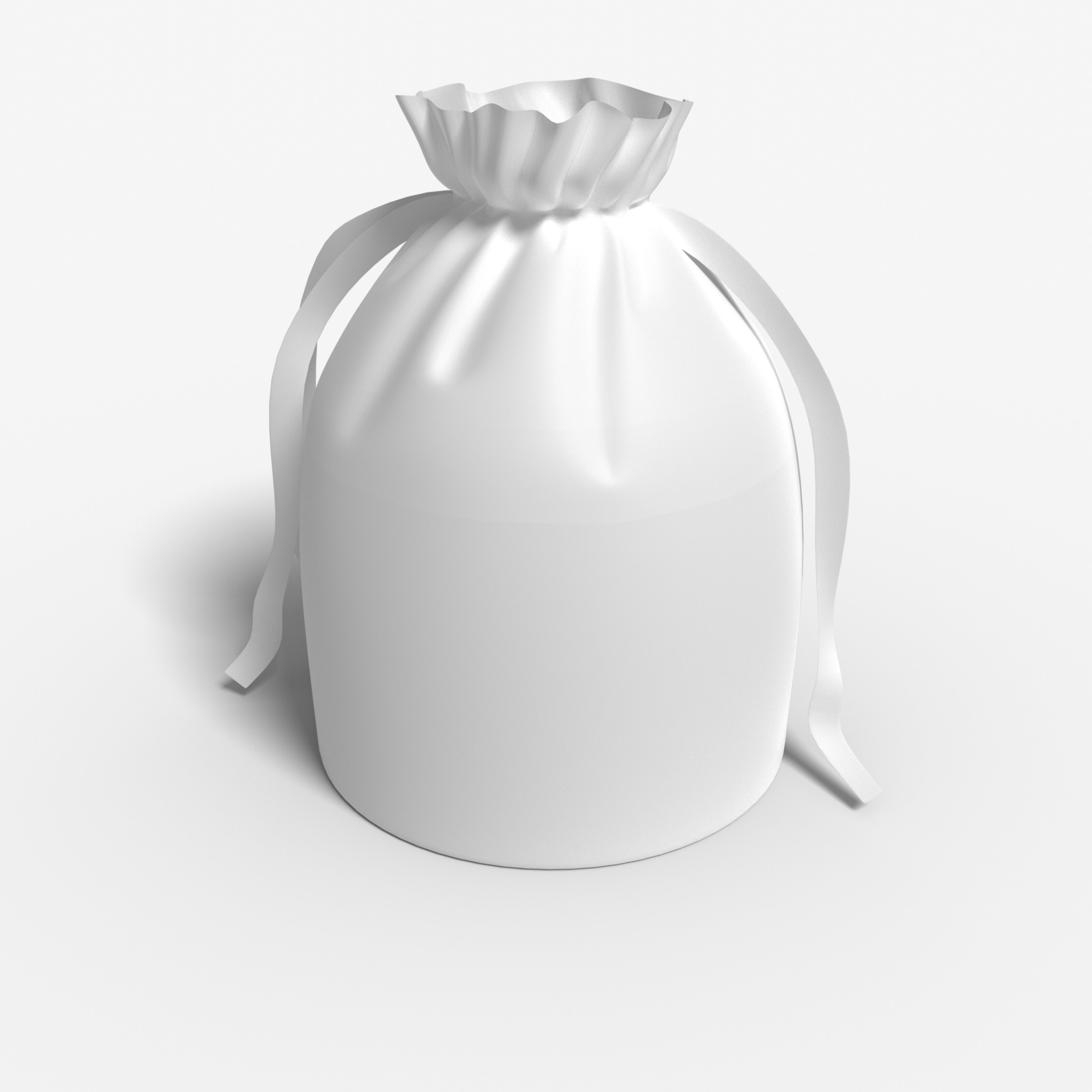 Rope bag drawstring bag mylar bag mockup 600190