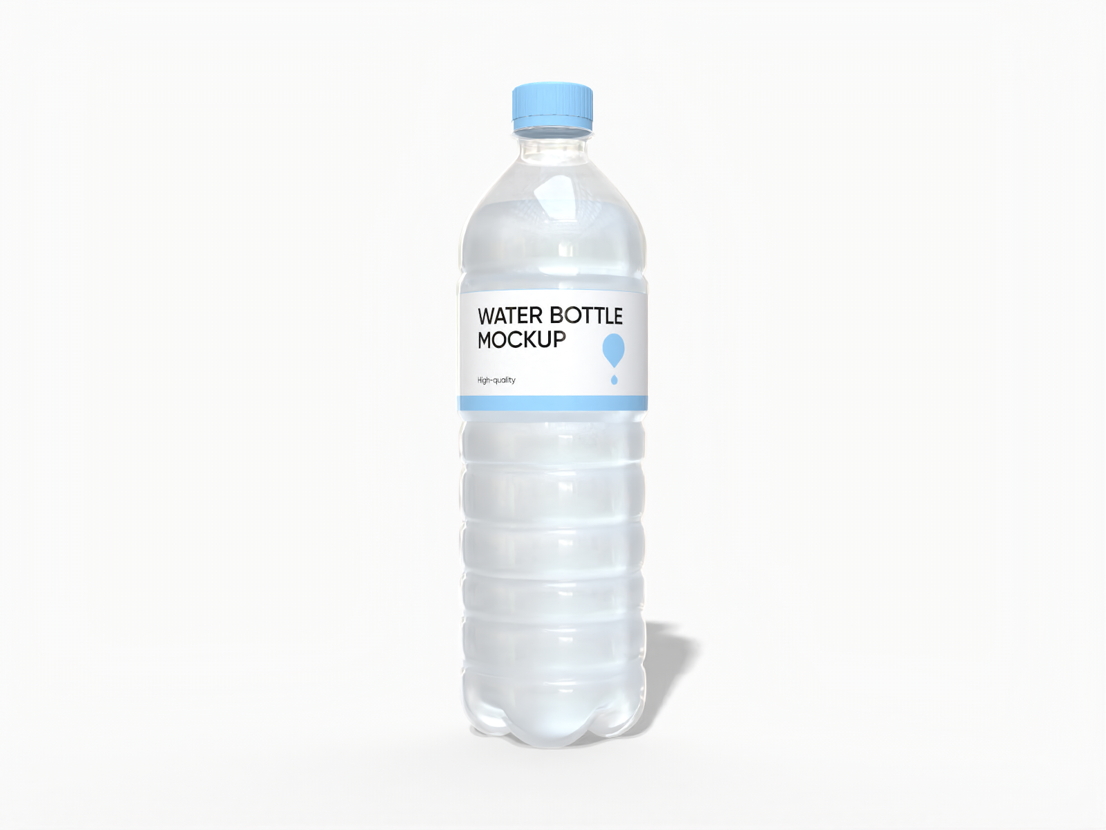 プラスチック製ミネラルウォーターボトルモックアップ