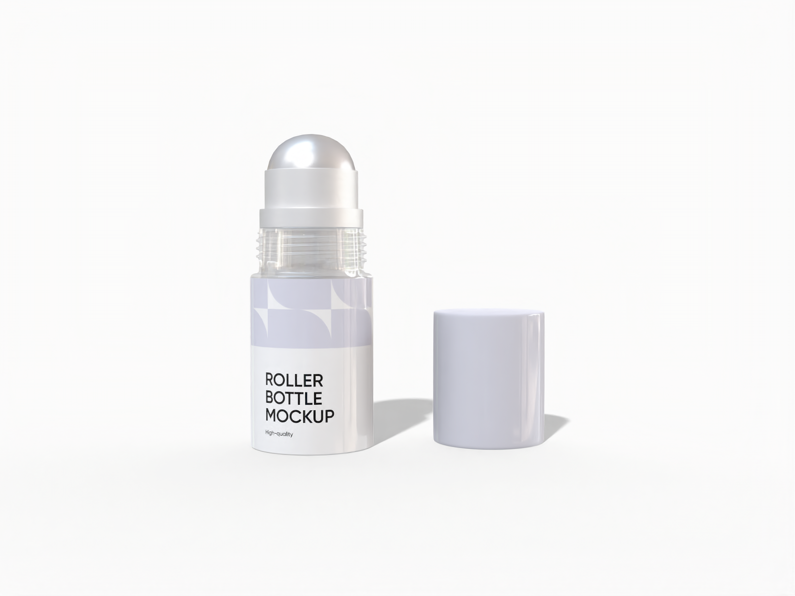 2ml glass roller bottle mockup