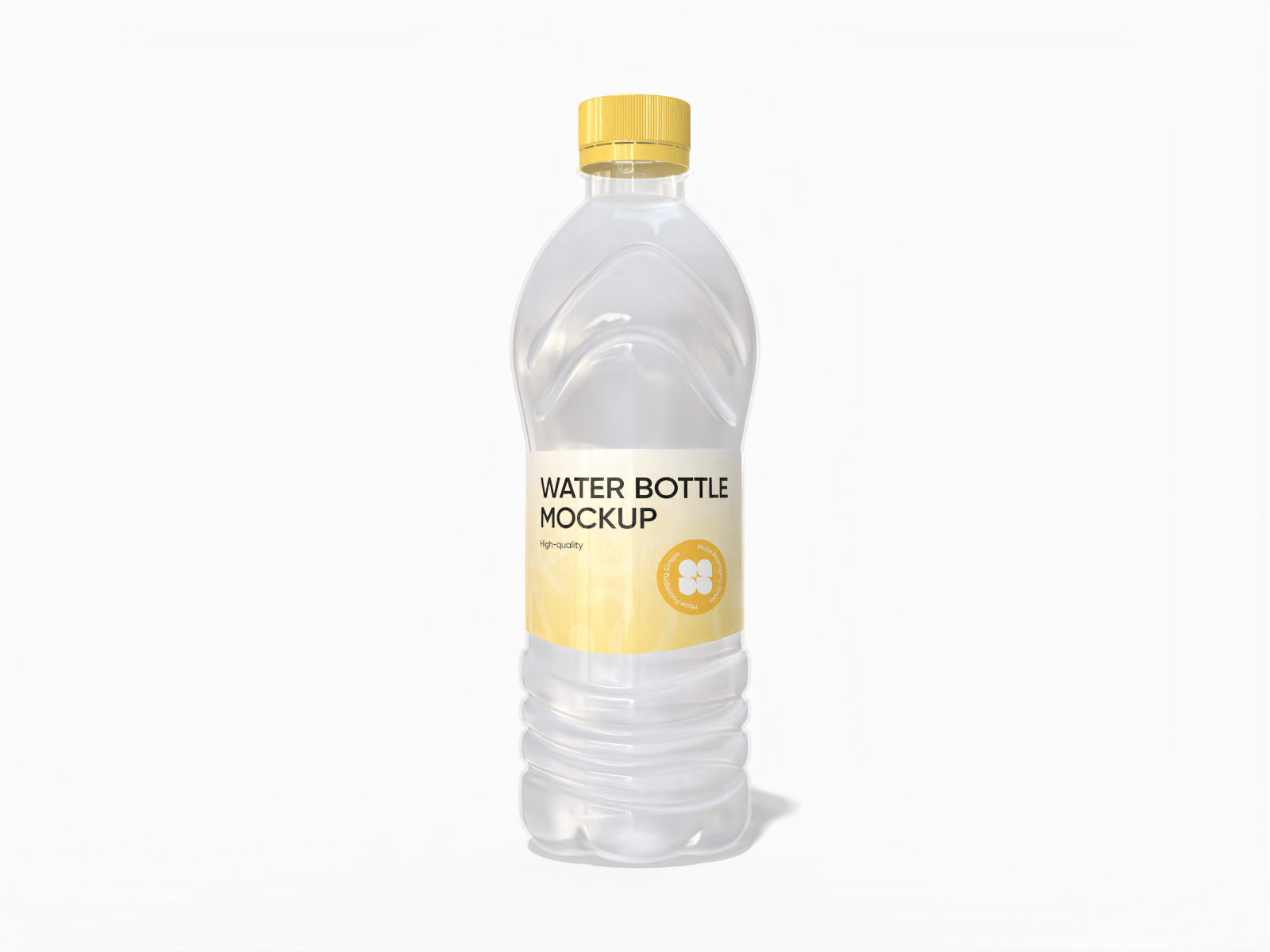 プラスチック製ミネラルウォーターボトルモックアップ