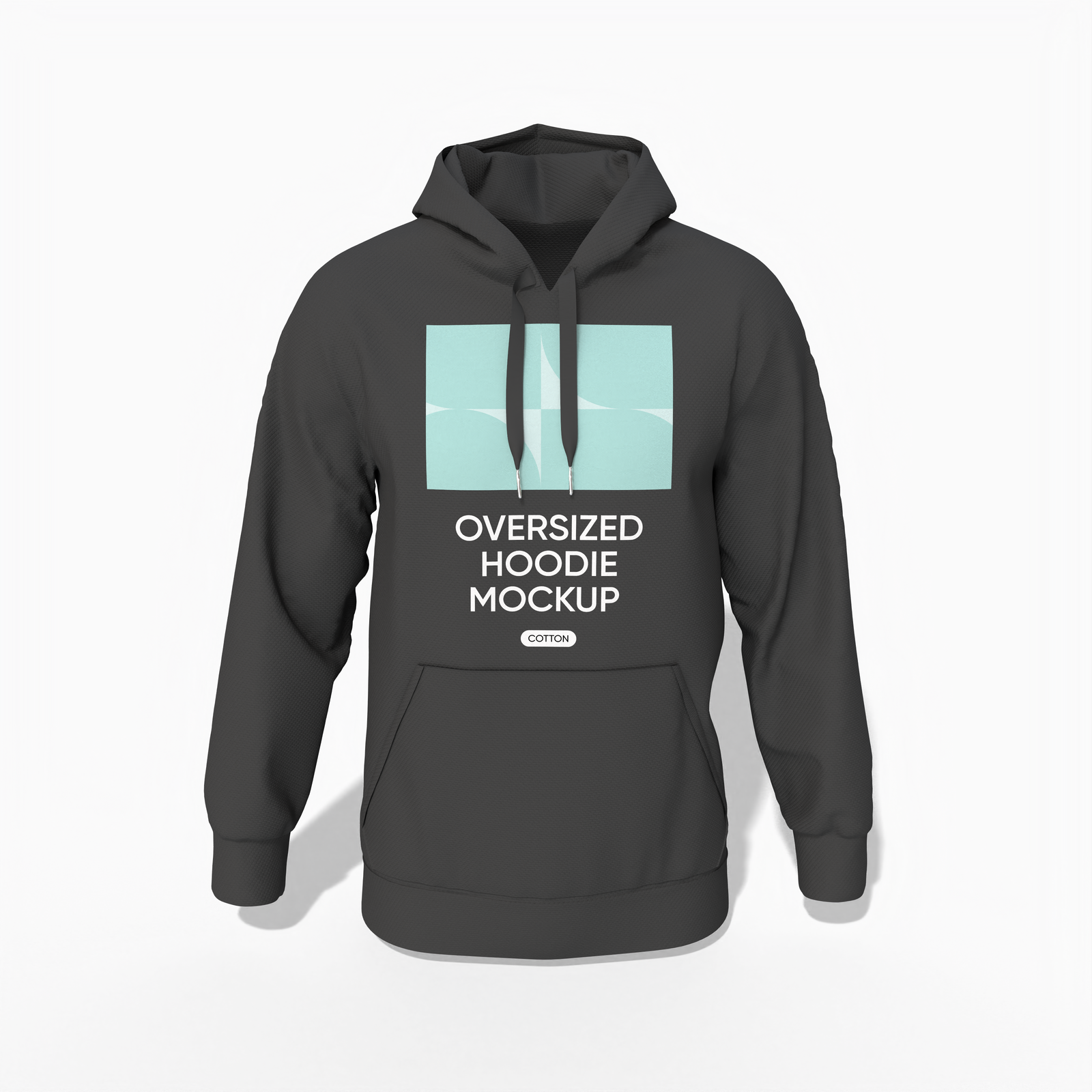 Oversized hoodie mockup