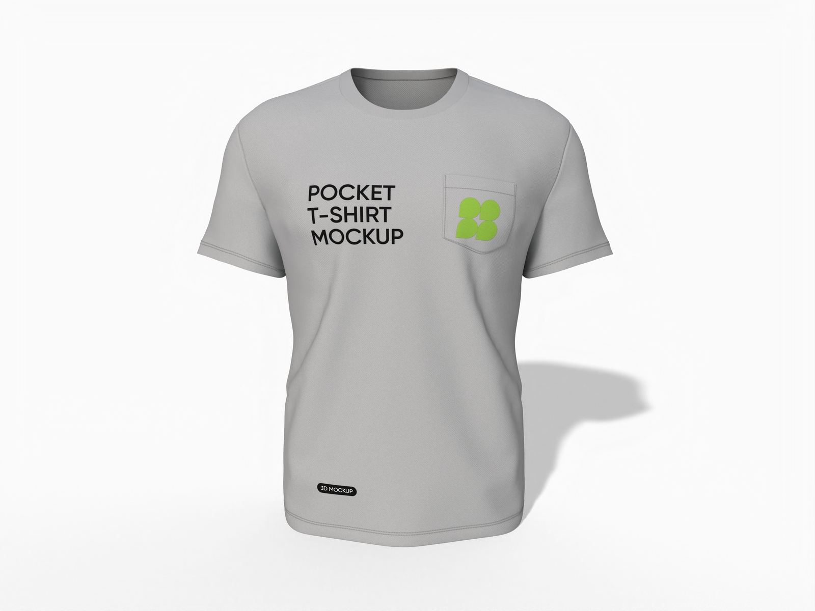 Pocket t shirt mockup