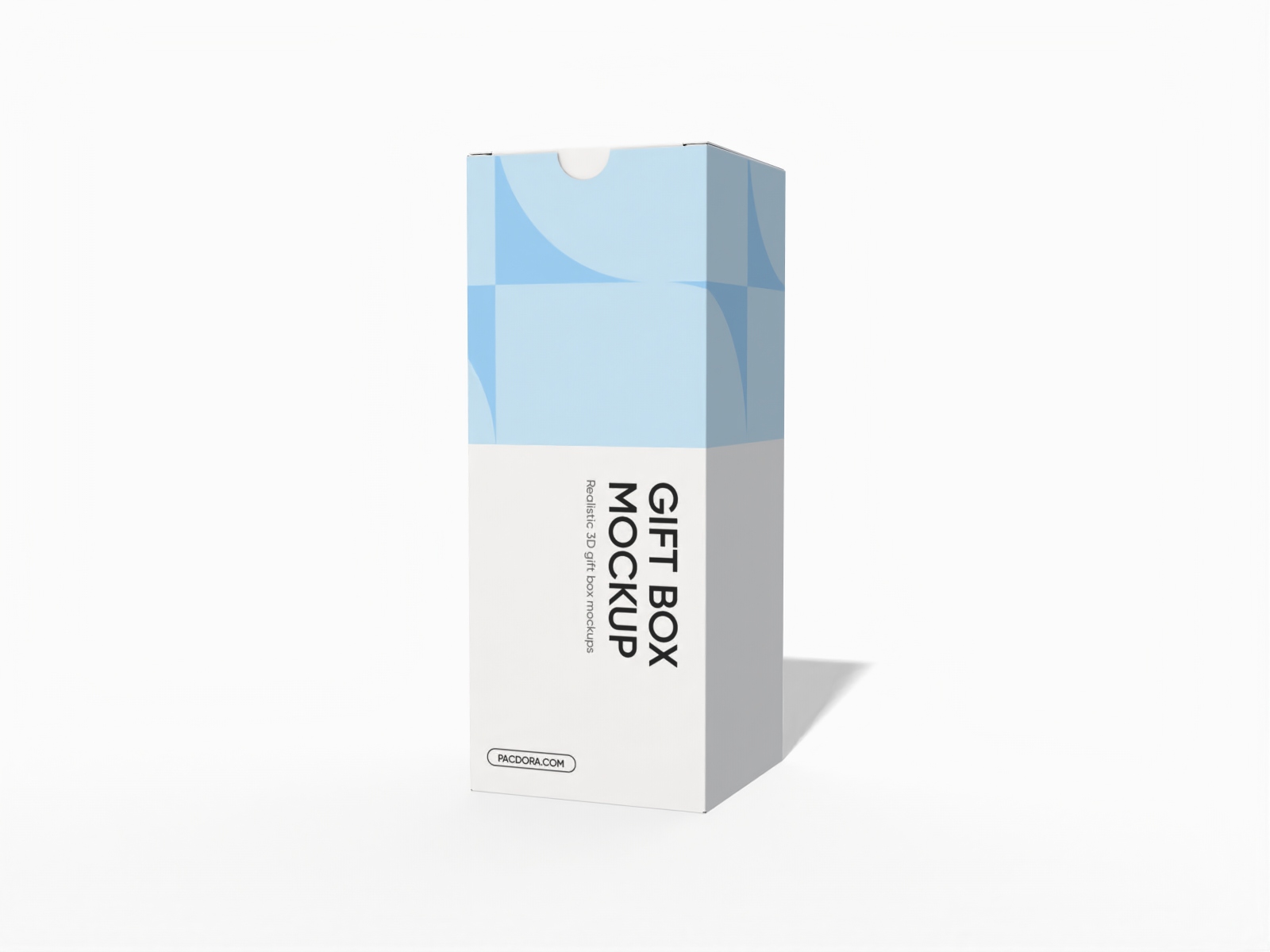 Gift box mockup