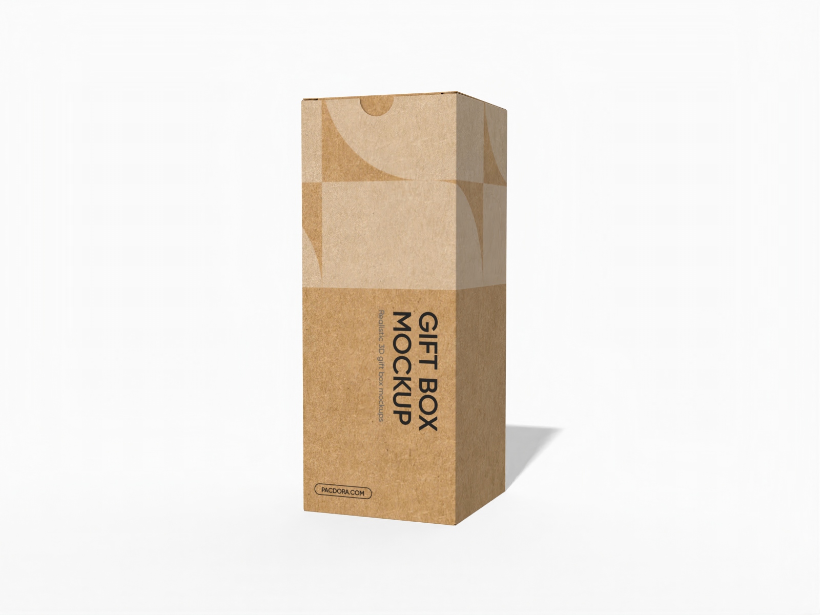 Gift box mockup