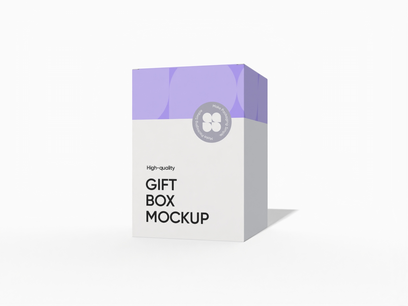 折りたたみ式トップギフトボックスモックアップ 折りたたみ式トップギフトボックスモックアップ