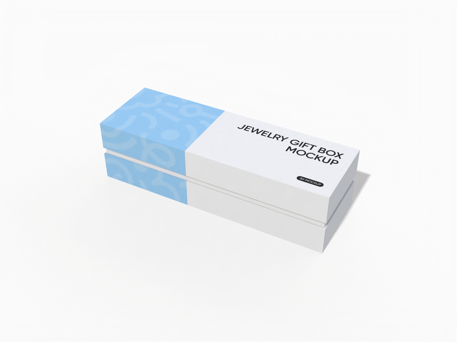 Jewelry gift box mockup
