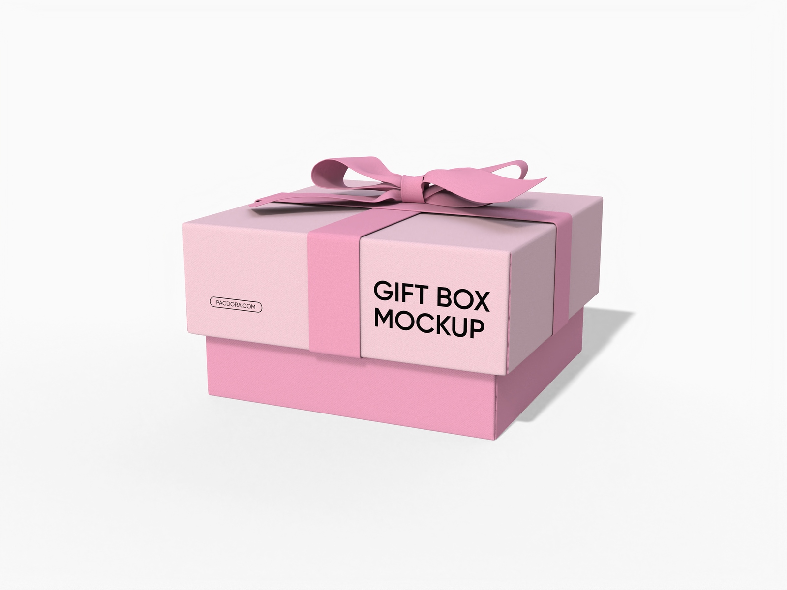 Gorgeous gift box mockup