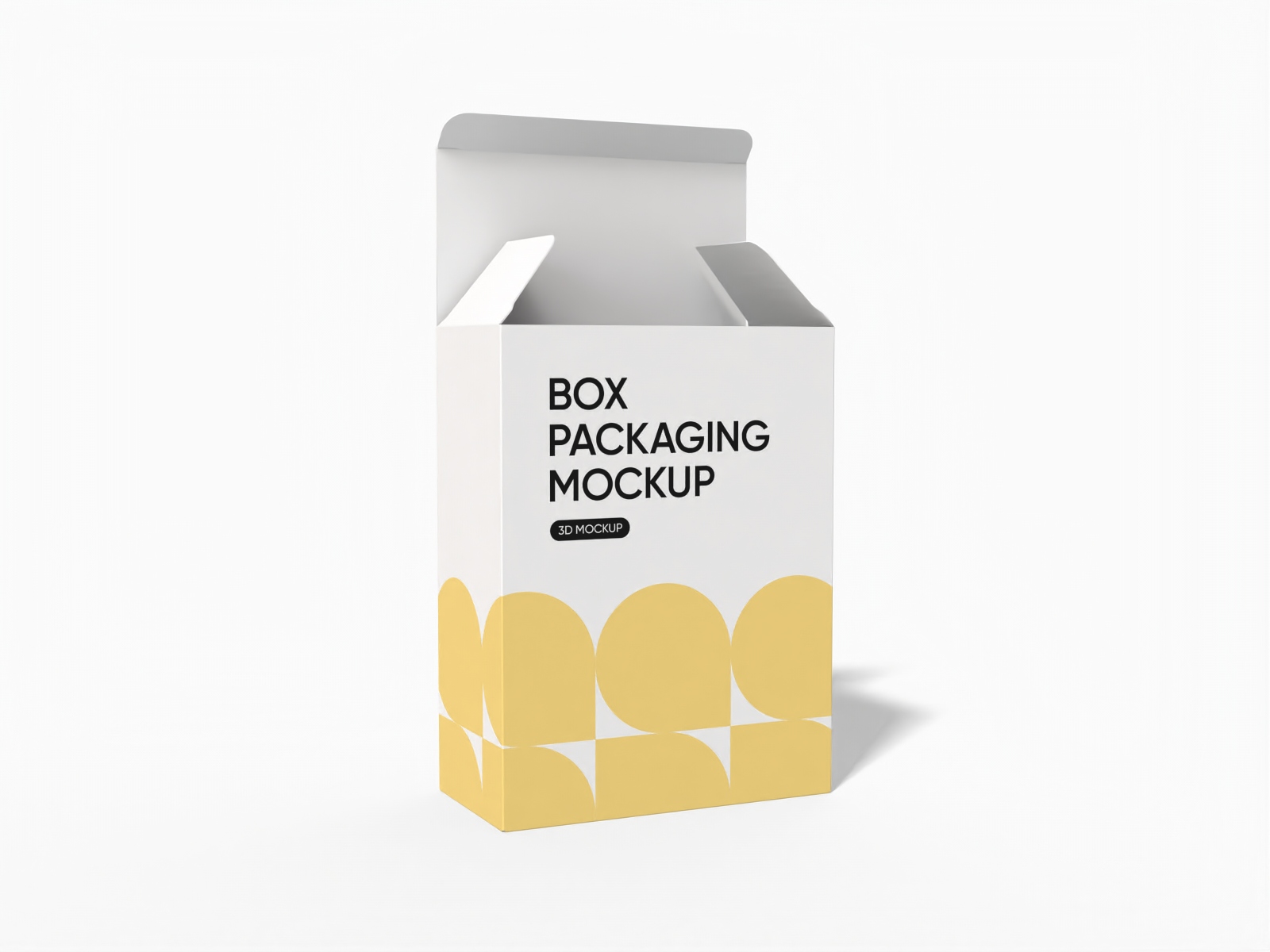 Tuck end mailer box packaging mockup