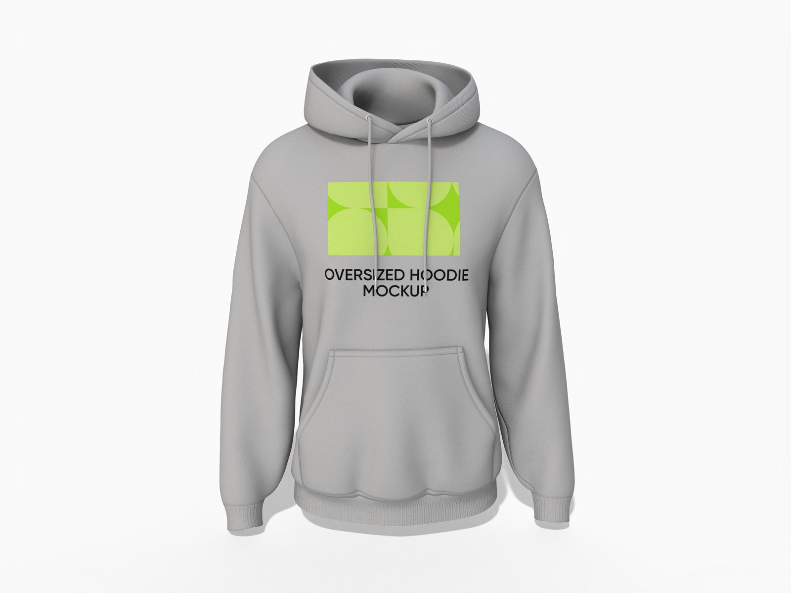 Oversized hoodie mockup